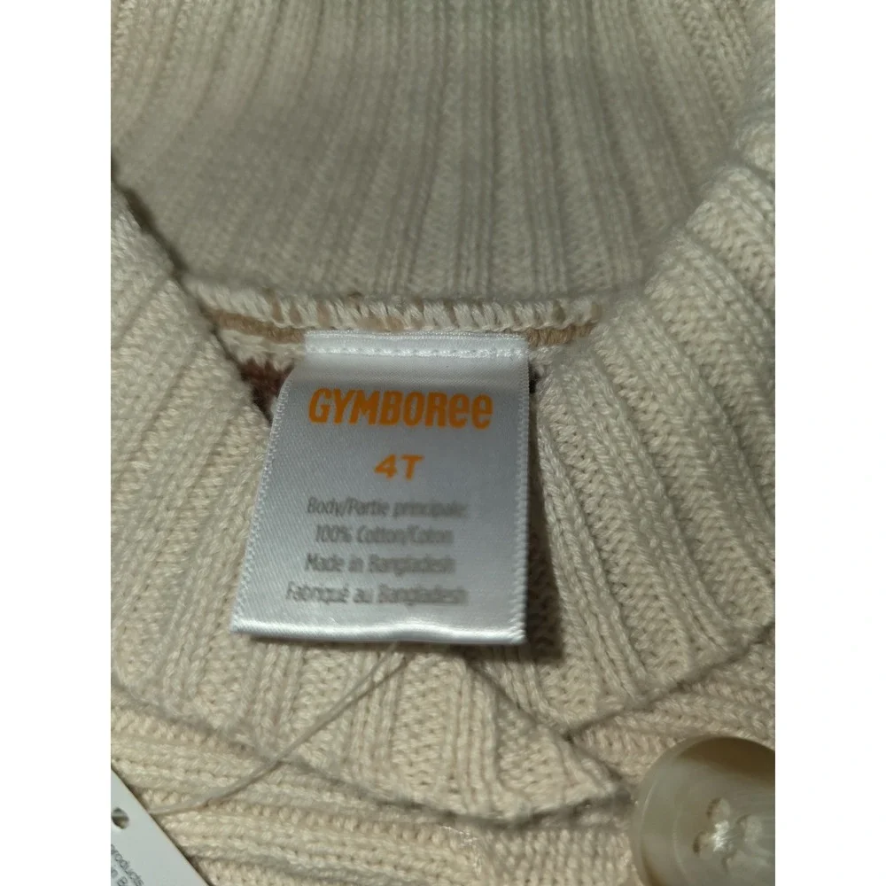 Gymboree rustic ranch fair isle sweater dress size 4t nwt